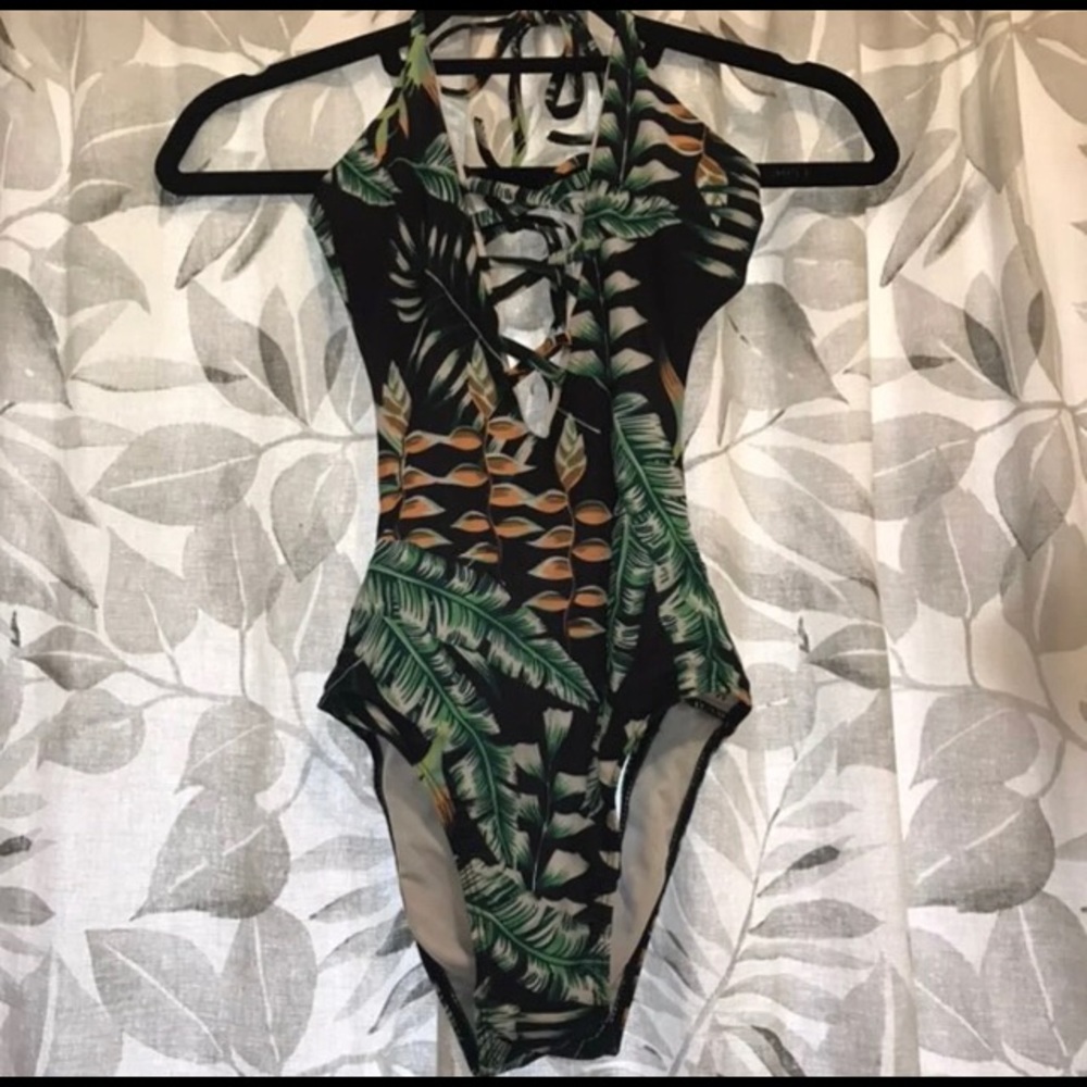 One Piece Tropical Swimsuit